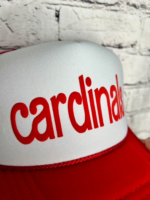 CARDS HAT *PRE-ORDER* Cardinals Barbie Font
