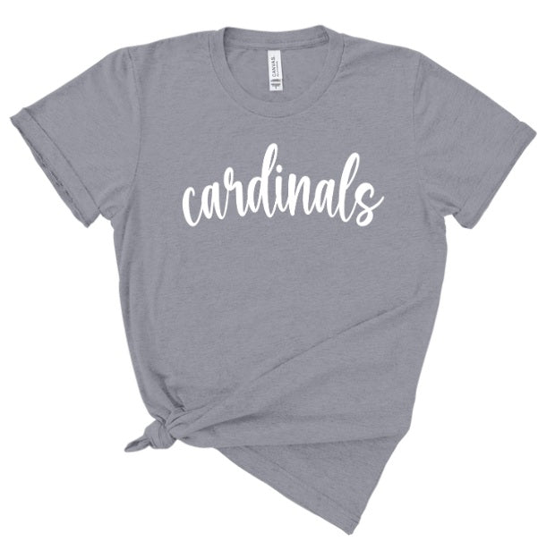 CARDS (YOUTH) *PRE-ORDER* Cardinals Cursive (white)