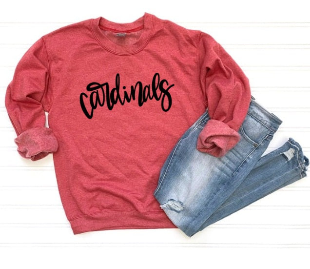 CARDS (ADULT) *PRE-ORDER* Cardinals Cursive (black)