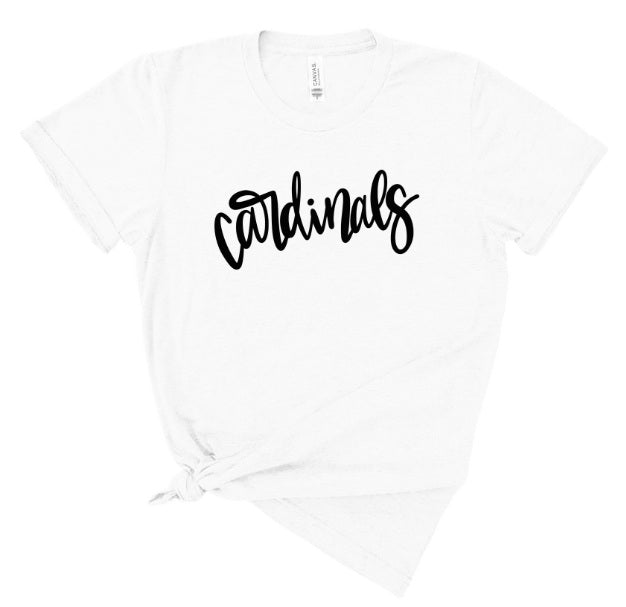 CARDS (YOUTH) *PRE-ORDER* Cardinals Cursive (black)