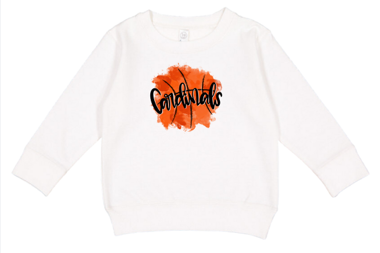 CARDS (TODDLER) *PRE-ORDER* Cardinals Basketball Splash