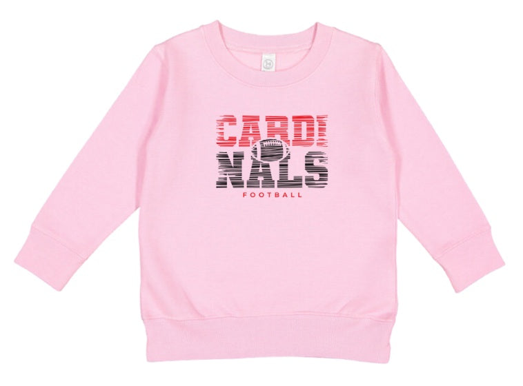 CARDS (TODDLER) *PRE-ORDER* Cardinals Football Lines (Red+Black)