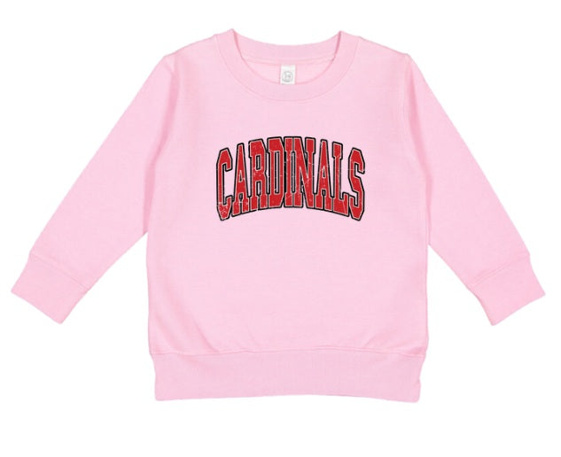 CARDS (TODDLER) *PRE-ORDER* Cardinals Red Distressed