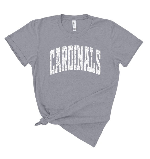 CARDS (YOUTH) *PRE-ORDER* Cardinals White Tall Distressed