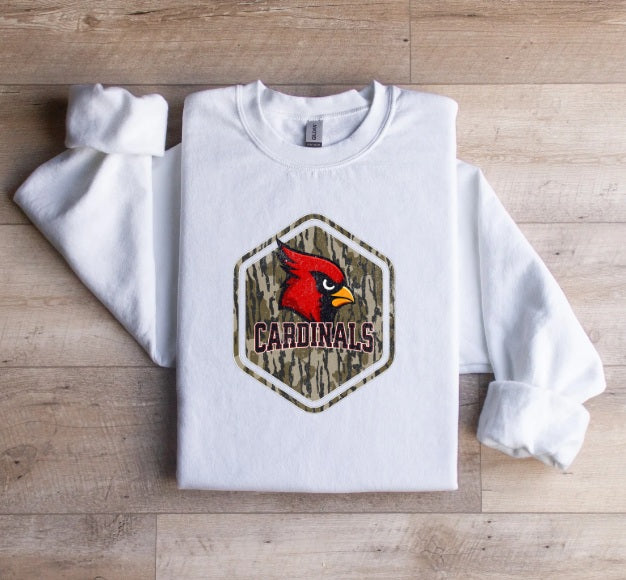 CARDS (YOUTH) *PRE-ORDER* Cardinal Camo Shape