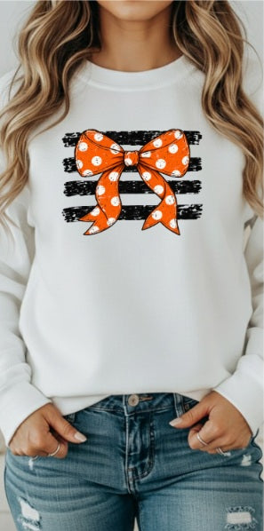 HALLOWEEN (Adults) | Orange Bow Dots