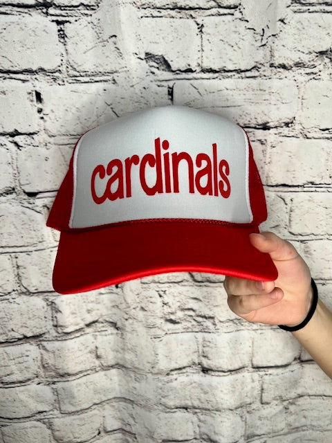 CARDS HAT *PRE-ORDER* Cardinals Barbie Font