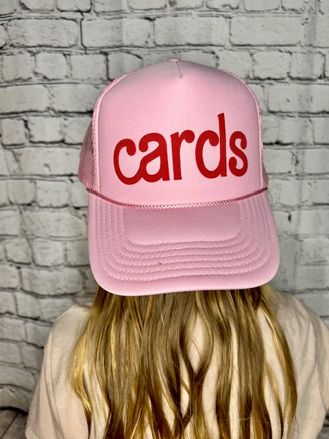 CARDS HAT *PRE-ORDER* Cards Barbie Font