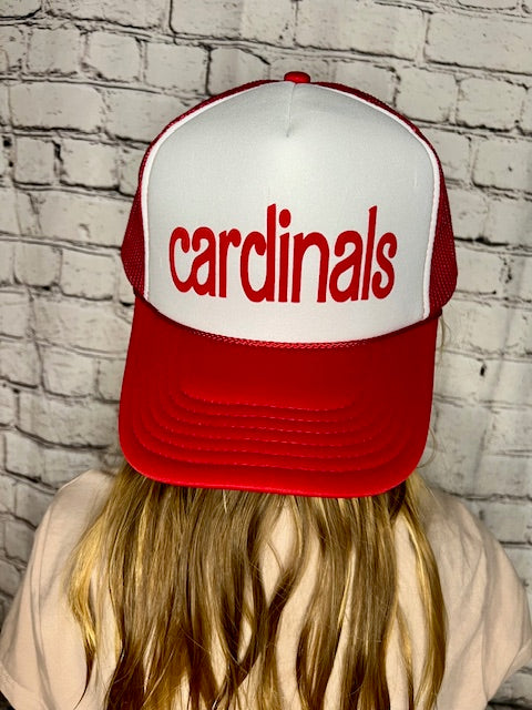 CARDS HAT *PRE-ORDER* Cardinals Barbie Font