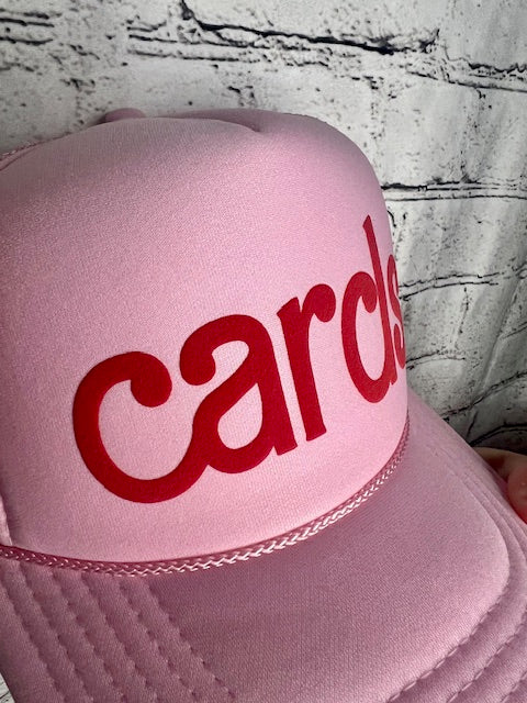 CARDS HAT *PRE-ORDER* Cards Barbie Font