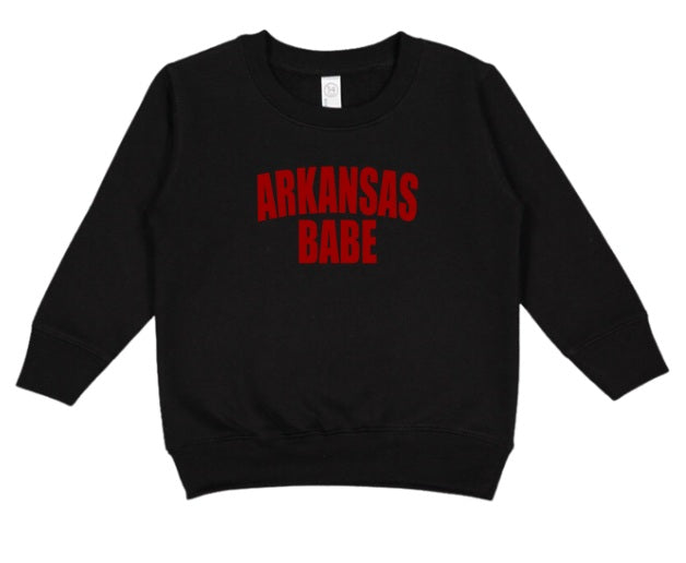 AR (TODDLER) *PRE-ORDER* Arkansas Babe (red)