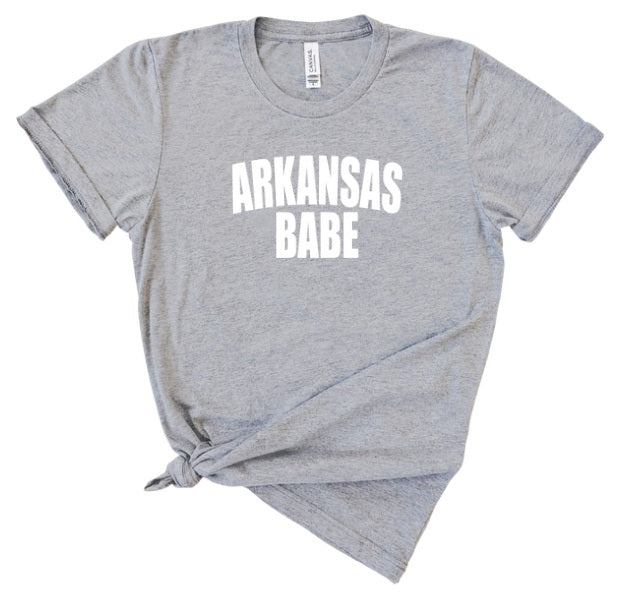 AR (ADULT) *PRE-ORDER* Arkansas Babe (white)