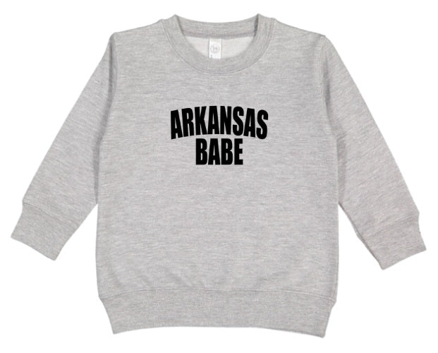 AR (TODDLER) *PRE-ORDER* Arkansas Babe (black)
