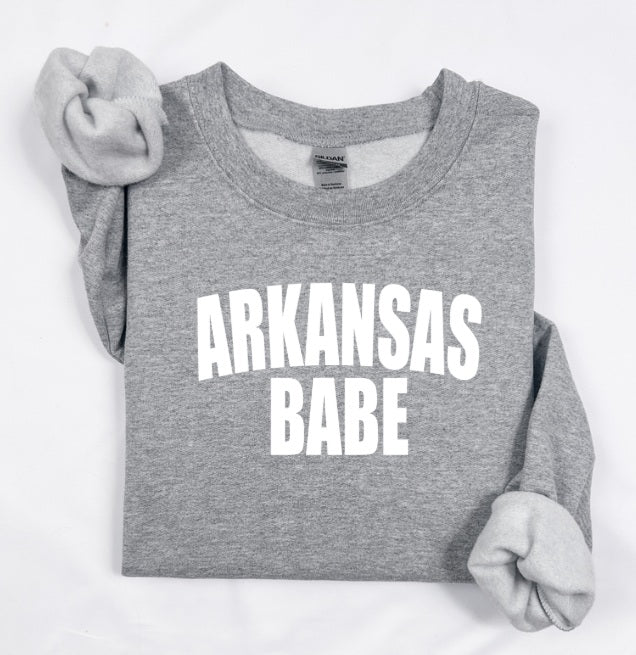 AR (ADULT) *PRE-ORDER* Arkansas Babe (white)