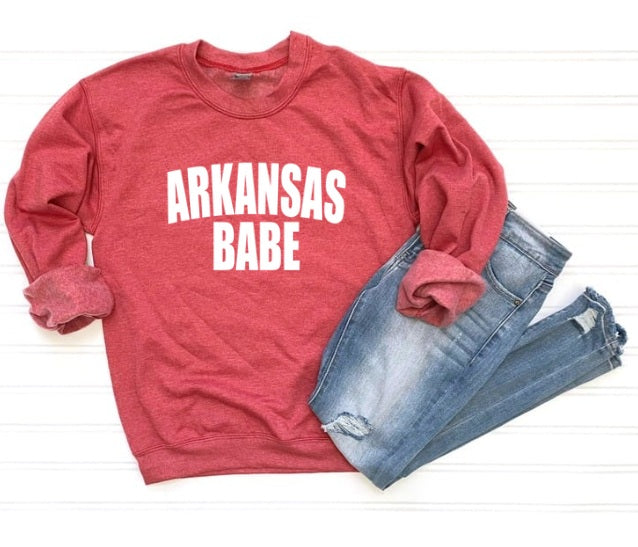 AR (ADULT) *PRE-ORDER* Arkansas Babe (white)