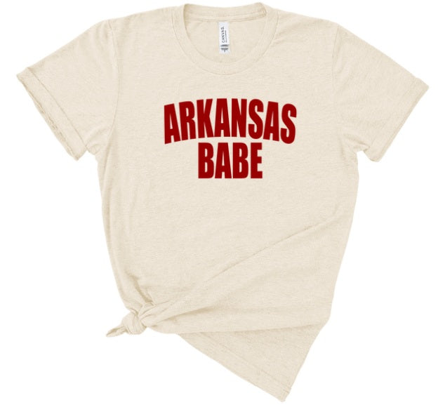 AR (ADULT) *PRE-ORDER* Arkansas Babe (red)