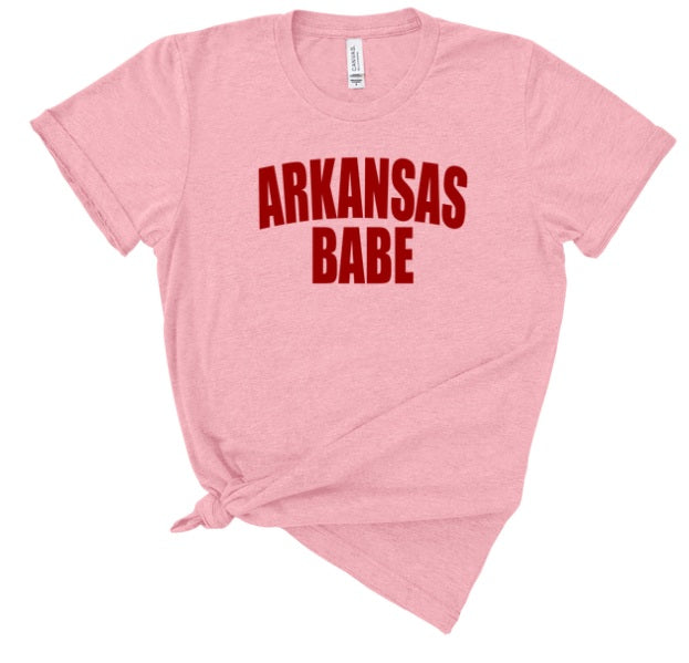 AR (ADULT) *PRE-ORDER* Arkansas Babe (red)