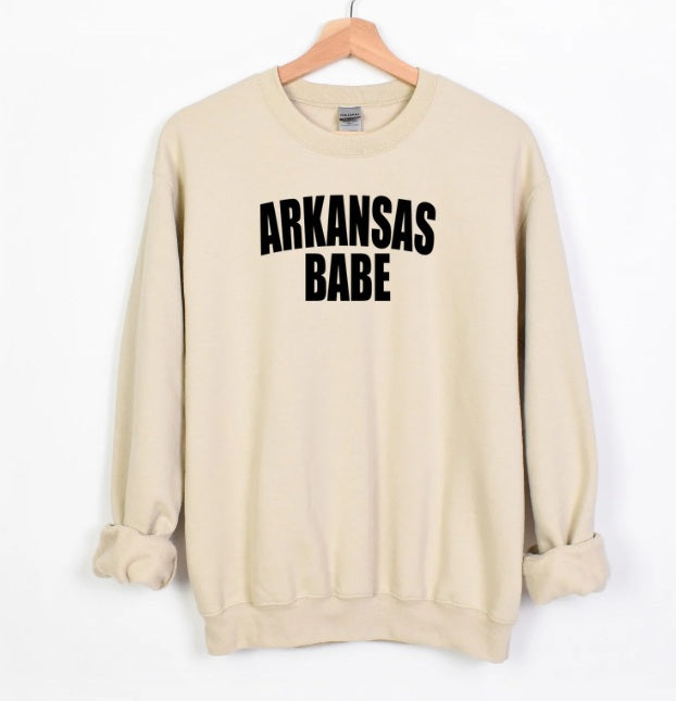 AR (ADULT) *PRE-ORDER* Arkansas Babe (black)