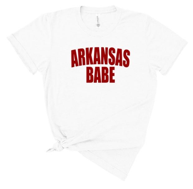 AR (ADULT) *PRE-ORDER* Arkansas Babe (red)