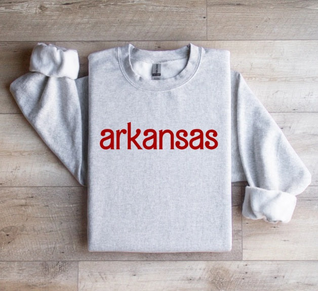 AR (ADULT) *PRE-ORDER* Arkansas Barbie Font (red)