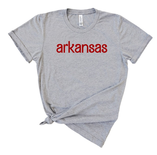 AR (ADULT) *PRE-ORDER* Arkansas Barbie Font (red)