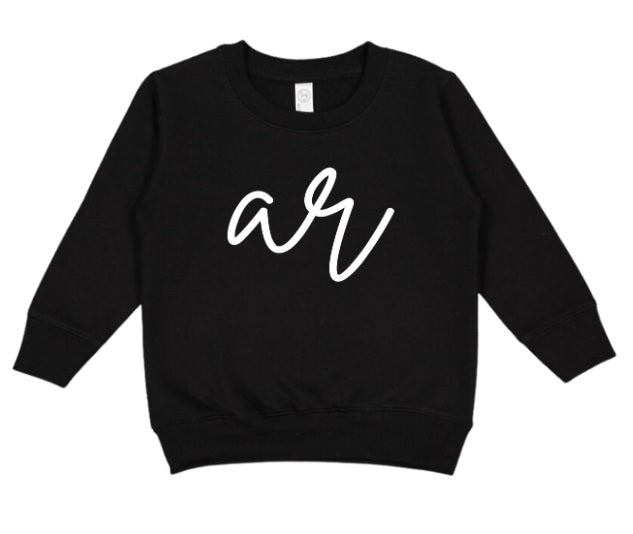 AR (TODDLER) *PRE-ORDER* AR Lowercase (white)