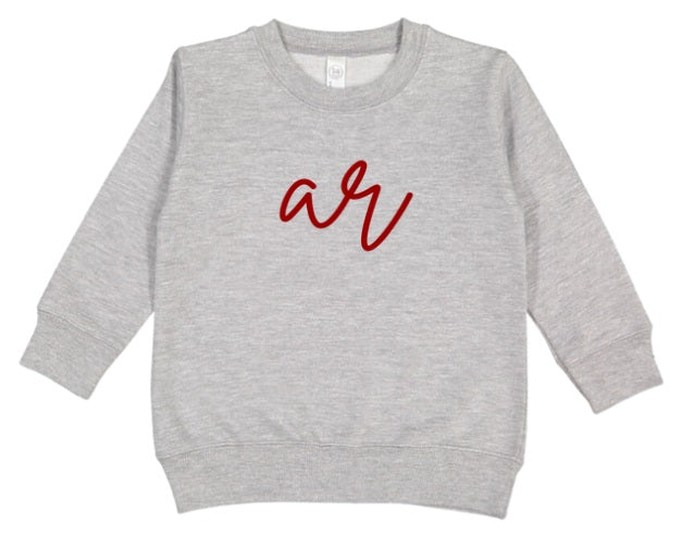 AR (TODDLER) *PRE-ORDER* AR Lowercase (red)