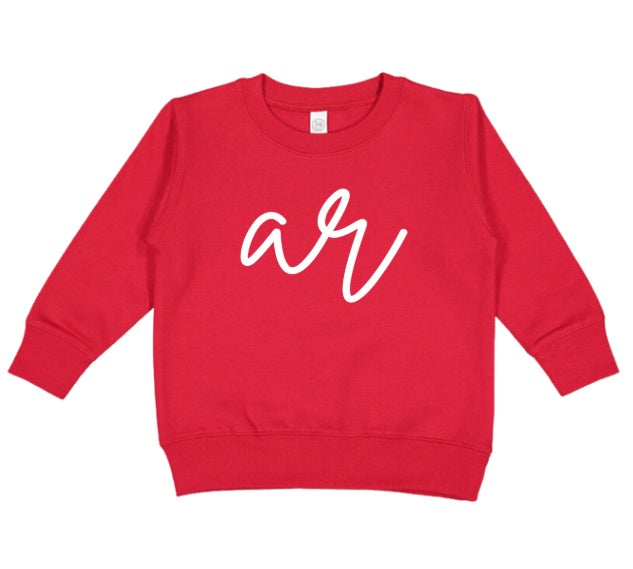 AR (TODDLER) *PRE-ORDER* AR Lowercase (white)