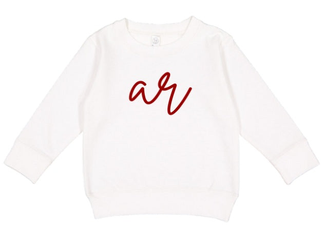 AR (TODDLER) *PRE-ORDER* AR Lowercase (red)
