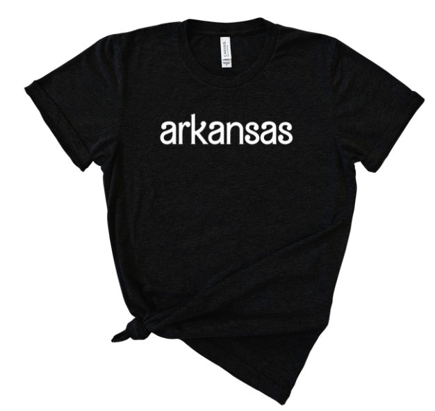 AR (ADULT) *PRE-ORDER* Arkansas Barbie Font (white)