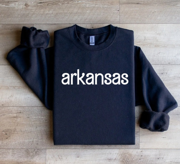 AR (ADULT) *PRE-ORDER* Arkansas Barbie Font (white)