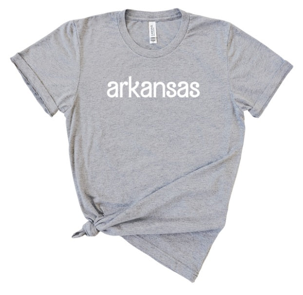 AR (ADULT) *PRE-ORDER* Arkansas Barbie Font (white)
