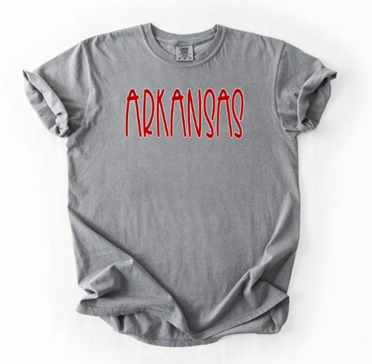 AR (Kiddos) | Arkansas Fun Font