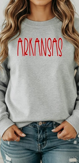 AR (Kiddos) | Arkansas Fun Font