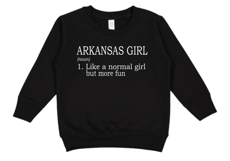 AR (TODDLER) *PRE-ORDER* Arkansas Girl