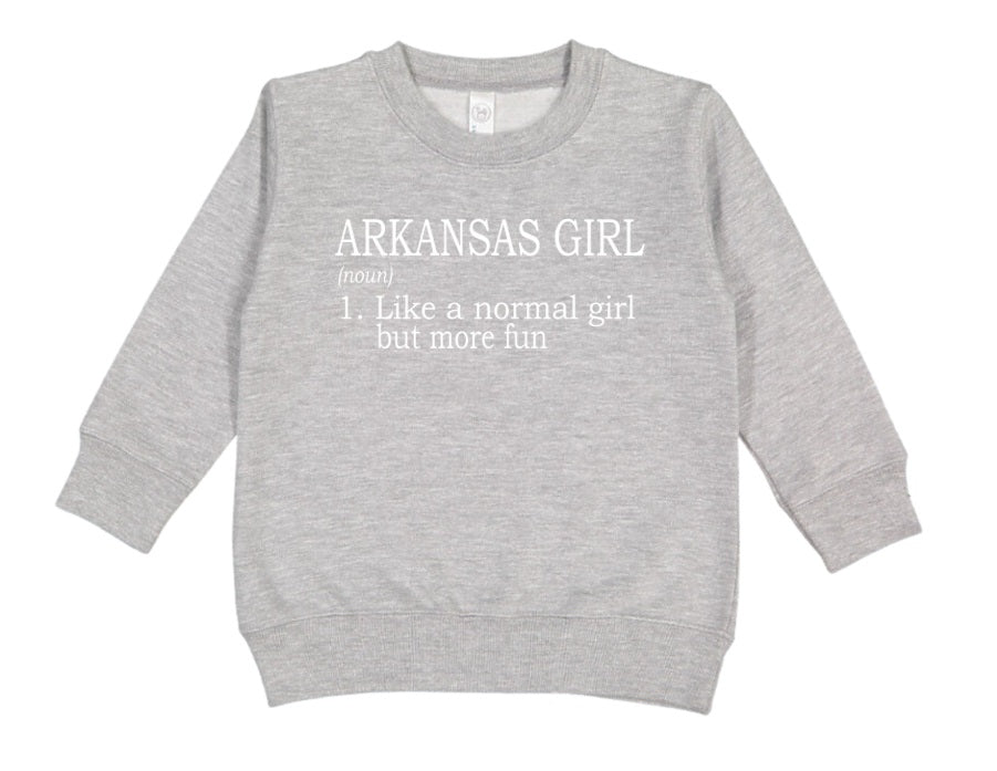 AR (TODDLER) *PRE-ORDER* Arkansas Girl