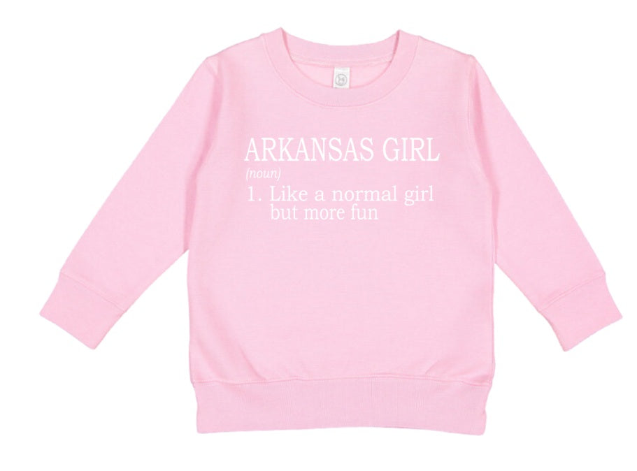 AR (TODDLER) *PRE-ORDER* Arkansas Girl