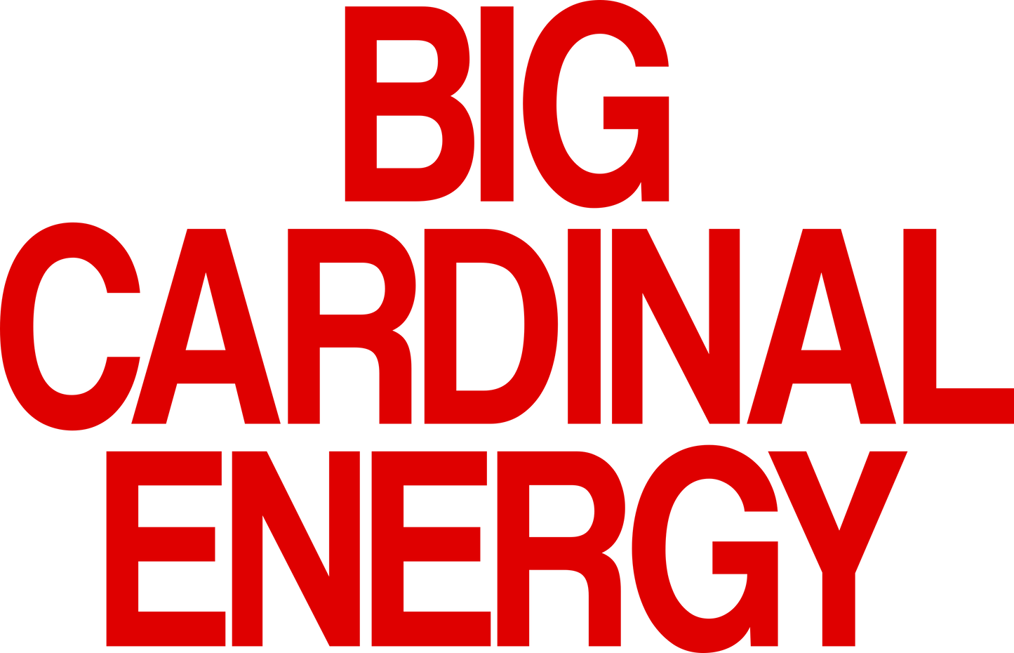 CARDS (ADULT) *PRE-ORDER* Big Cardinal Energy - Red