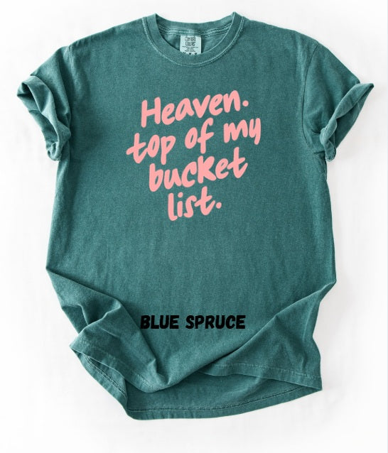 JESUS LOVE (ADULT) *PRE-ORDER* Heaven Bucket List (pink font)