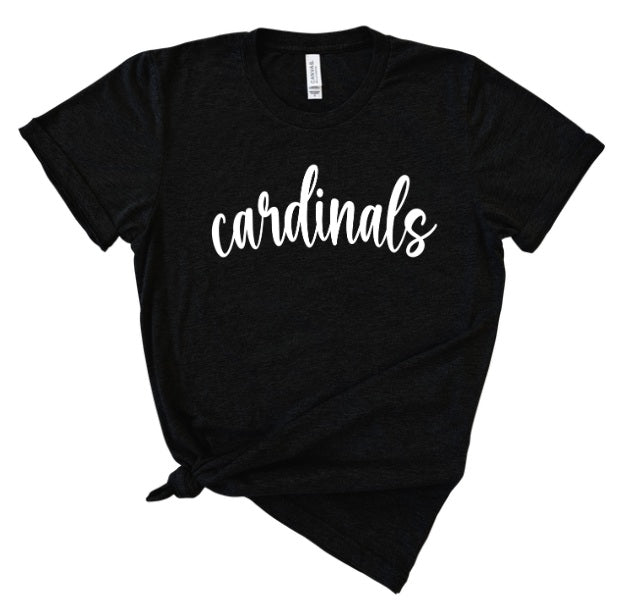 CARDS (YOUTH) *PRE-ORDER* Cardinals Cursive (white)
