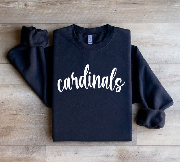 CARDS (YOUTH) *PRE-ORDER* Cardinals Cursive (white)