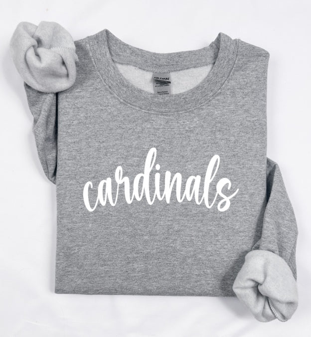 CARDS (YOUTH) *PRE-ORDER* Cardinals Cursive (white)