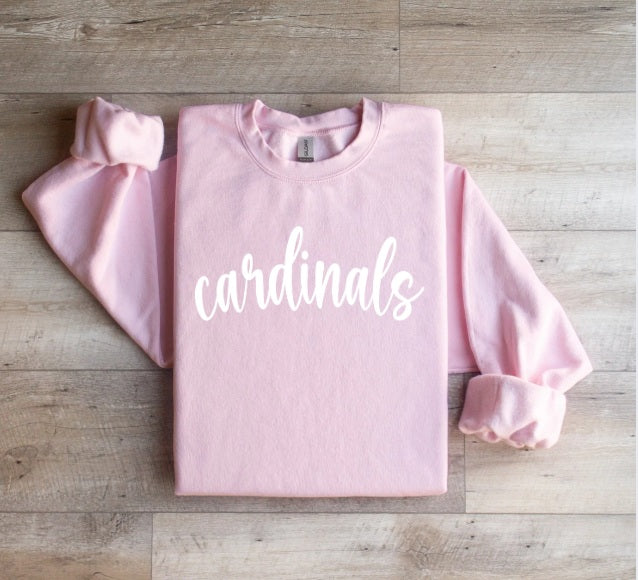 CARDS (YOUTH) *PRE-ORDER* Cardinals Cursive (white)