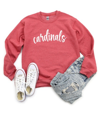 CARDS (Adults) | Cardinals Cursive