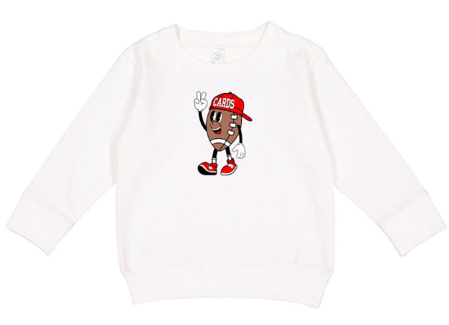 CARDS (TODDLER) *PRE-ORDER* Cardinals Football Cartoon