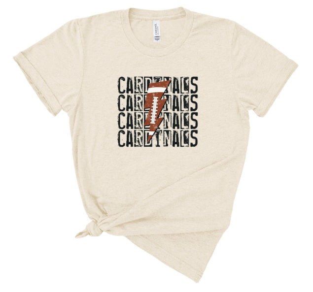 CARDS (ADULT) *PRE-ORDER* Cardinals Football Stacked