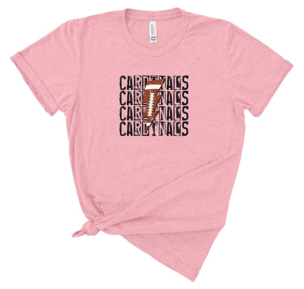 CARDS (ADULT) *PRE-ORDER* Cardinals Football Stacked