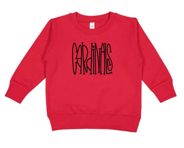 CARDS (TODDLER) *PRE-ORDER* Cardinals Tall
