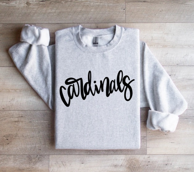 CARDS (ADULT) *PRE-ORDER* Cardinals Cursive (black)