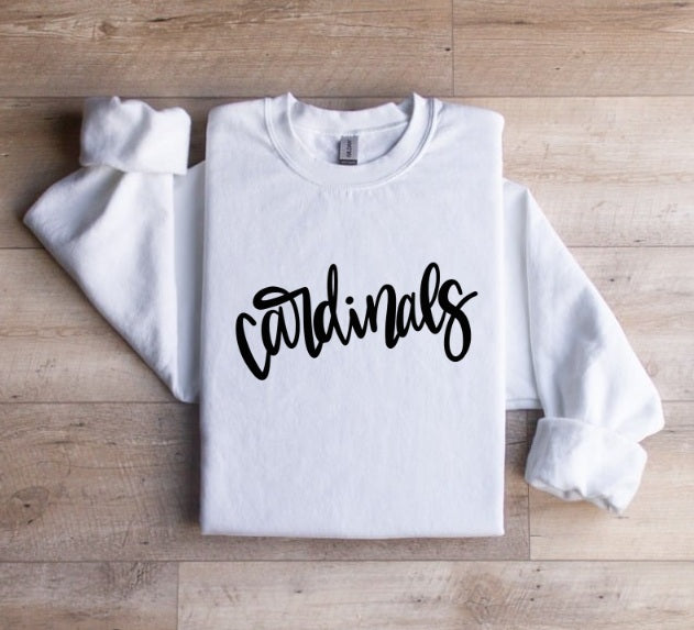 CARDS (YOUTH) *PRE-ORDER* Cardinals Cursive (black)